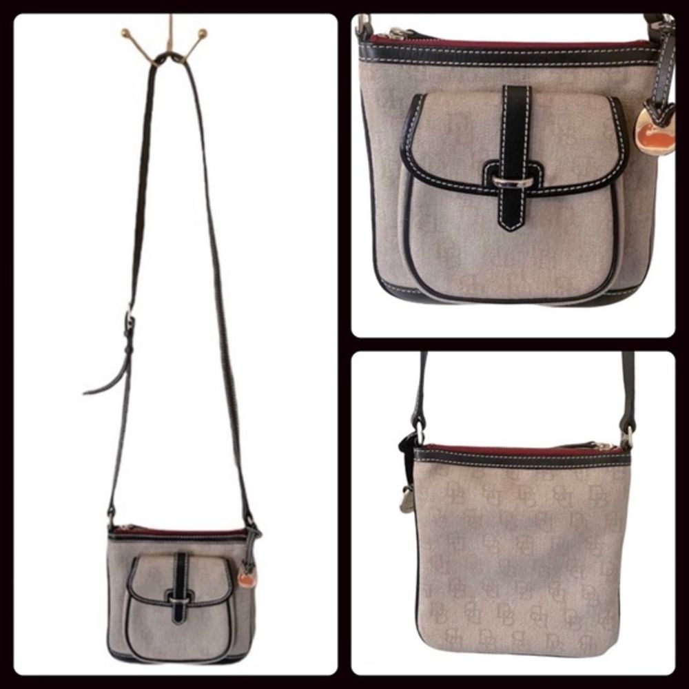 Dooney & Bourke Classic‎ DB Monogram Logo Crossbody Purse